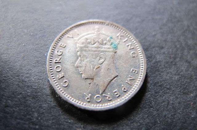 Southern Rhodesia - 1944 3d silver coin